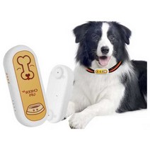 강아지 GPS 초소형 위치추적기 5G 목걸이형 무선, 안티 철거 블루