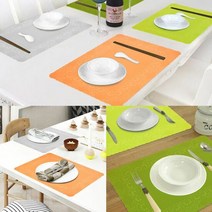 홈카페 실리콘 파스텔 레이스 식탁매트