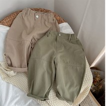 하랑이네 또또샵 유아동 면바지 남아 여아 공용 선물 키즈 팬츠 코튼 등원룩 일상복 긴바지 110 120 130