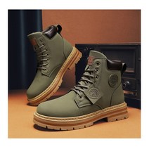 남자 부츠 군화 신발 직수입 High Top Boots Men Leather Shoes Motorcycle Ankle Boots 2022