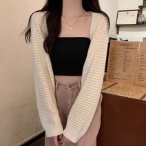 빈트힐 여성 볼레로 숏 니트 가디건 1p