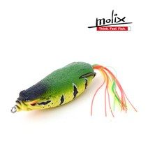 몰릭스 탑워터 스니키 프로그90 배스 루어 민물루어낚시, 107 브라운 프로그