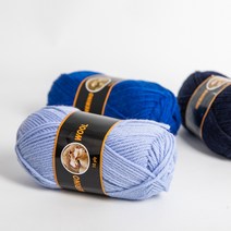 메리노 울 10ply (Merino wool) 100g 메리노울실 메리노실 뜨개실 털실, 8530 오렌지블루믹스