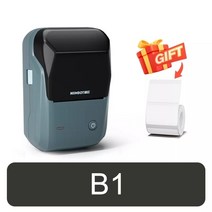 라벨프린터 스티커 인쇄 택배송장 출력기 Niimbot-B1 휴대용 핸드 헬드 감열식 미니 프린터 QR 코드 스티, 01 B1 Printer