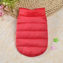 큰강아지옷 Warm Pet Dog Vest Clothes Chihuahua Pug Clothing Jacket Autumn Winter Coat Outfit For Sma, 02 Red_02 S