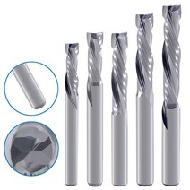 파쇄기 분쇄기 목재 톱밥 10pc SHK 3.175mm UP & DOWN 컷 CNC 라우터 우드 밀 커터 비트 용 2 개의 플, 04 10Pcs 3.175x22