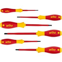 위하 Wiha VDE 일자 포지 전기 절연 스크류 드라이버 6피스, 상품선택