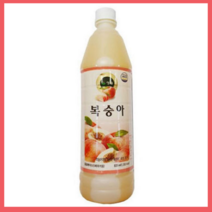 청솔 복숭아 음료베이스 / 과일원액, 4개, 835ml