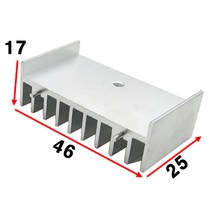 JINHA 방열판 알루미늄 방열패드 방열시트 25x46x17