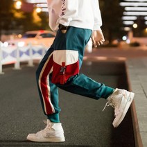 남자 캐주얼 와이드핏 얇은 빅사이즈 팬츠 남자바지
