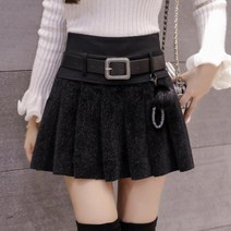 C.ONLIE SHOP동대문 여자 봄 겨울 가죽 기모 모직 치마반바지 플리츠스커트 니트스커트 플레어스커트