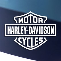 할리데이비슨 전화번호스티커 주차번호 깔면인수, 크롬1개, D-신형로고 S