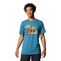 Mountain Hardwear 남성용 표준 MHW 1993 곰 반팔 퍼플 주얼 미디엄