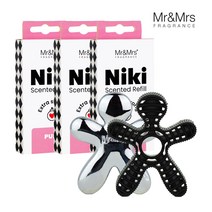 [미스터앤미세스]리필_니키(겸용) 차량용방향제 22종/향선택, 프레쉬에어, 1개