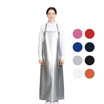 웰프런 대형 H형 우레탄 단면 방수 앞치마, 실버