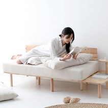 고무나무 원목 패브릭 소파 쇼파 1 2 3인용 클리판 쇠데르함 한샘 이케아, 2인소파, 브라운/그레이