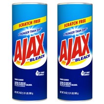 AJAX 아약스 미국 다목적 키친 화장실 찌든때 세제 클리너 청소 파우더 가루 595g 2팩