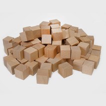 규칙 패턴 길이 정육면체 건축놀이 2.5cm 100pcs 창의력교구 나무블럭놀이 조카선물