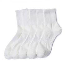 싹스탑 성인 데일리 양말 5족 남성 여성 사계절 면양말