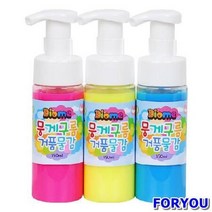 ForU744 거품물감 150ml 3색 물감세트 유아물감 핑거페인트 촉감놀이 물감놀이