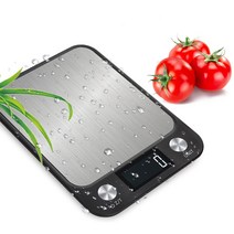 주방 음식요리 계량용 전자저울 10KG 가정 업소용 이유식 베이킹, 블랙