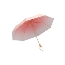 소녀 우산 방수 바람 방지 휴대용 접이식 더블 레이어 우산 비닐 양산 선 스크린 소형 파라솔