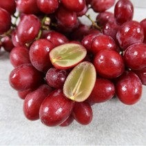 껍질째 먹는 씨없는 크림슨 적포도, 1box, 2kg