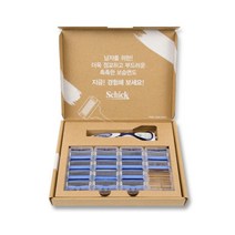 쉬크 하이드로5 베이스 날14입+면도기, 1세트