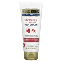 Gold Bond 얼티밋 병 환자용 건성 피부 풋크림 향료 무함유 96g(3.4oz)