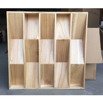 사운드 디퓨저 어쿠스틱 퓨저 리플렉션필터 스테이지 디퓨즈 1box 2pcs 60x60x7cm 전문 스튜디오녹음실 qrd 천장 패널, 바니시 색상, 60x60x10cm