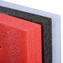 스티로폼 포장재 고밀도 압축스폰지 폼보드 발포 EPE, 30mm (1m x 1m 블랙)
