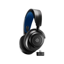 스틸시리즈 Arctis Nova 7P 무선 다중 플랫폼 게임 모바일 헤드셋, 블랙.
