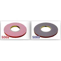 3M 두꺼운 양면테이프 8mm 악세서리부착 거치대 접착테이프 유지보수 명판, 백색