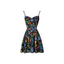 플라워 뷔스티에원피스 XIAOLI 나비 날개 쉬폰 끈나시 2022 봄 여름 걸스 프렌치 고퀄리티 감각 4687286622