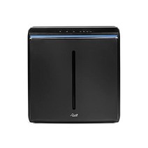 Rabbit Air A3 SPA-1000N 초저소음 HEPA 공기청정기 6단계 여과 벽걸이형 큰 방용 공기 중 알레르겐 연기 먼지 곰팡이 및 VOC(흰색 애완동물 필터) 제거, Odor Remover_Standard Black