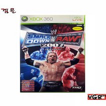 [XBOX360]WWE 스맥다운 대 로우 2007 한글판 중고