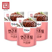 [한성] 한끼애 연근조림 150g, 3개입
