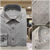 NC불광점 레노마 셔츠 **초특가** 구김없는 링크프리 너무 이쁜 땡땡이 포인트 일반핏 긴팔 셔츠 RMSSGP-923-PU GY-55555