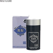 마이가미 헤어 흑채 증모제 흑체 새치머리 염색약 새치커버 탈모 마스카라 바로헤어 흰머리커버 샴푸 염모제 새치염색약 헤나 가발 오징어, 흑갈색