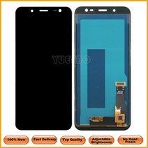 TFT LCD 터치 스크린 디지타이저 교체 부품 삼성호환 호환호환 호환 갤럭시호환호환 J6 J600 J600F DS J600G 디스플레이, [01] Black