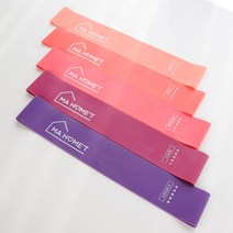 마이홈트 힙업밴드 스쿼트 라텍스 루프밴드 5종세트