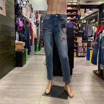 지프 NC12 남성 4와펜 릴렉스 배기 청바지 JK4DPM741