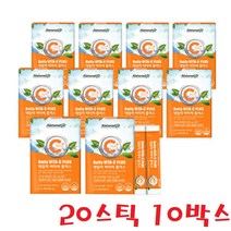 수용성 비타민C 가루 항산화 활력비타민씨 스틱 20포 10박스