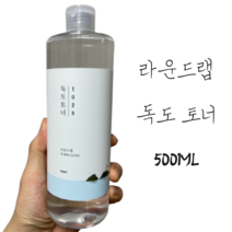 라운드랩 독도 토너 200 500 스킨 케어 순서 7스킨법 닥토 닦토 얼굴 주름 리프팅 피부열감 히알루론산 재생 영양 수분보충 보습 올리브영 추천 지성 건성 복합성 스킨 추천, 독도토너 500ml (인기상품)