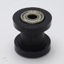 8mm10mm 베어링 드라이브 체인 풀리 롤러 슬라이더 텐셔너 휠 가이드 전동 핏 바이크 오토바이 mtb 도로 자전거 사이클링, 8mm 블랙