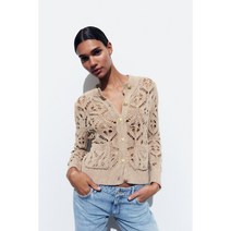 ZARA 자라 여성 포인텔 니트 재킷 포인텔 니트 재킷 6771013