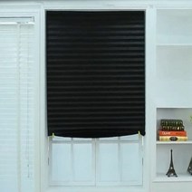 수납 리빙 폴딩 서랍 보관 다용도 속옷 정리 가정용 차량용 태양 창 블라인드 보호하는, 블라인드 블랙, 60W x 180L cm