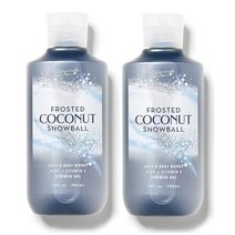 Bath & Body Works 배스 앤 바디 웍스 2팩 반투명 코코넛 스노우볼 샤워 젤 10온스. 462180