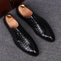 경찰단화 2021 정장 가죽 신발 드레스 비즈 신발 기하학적 레드 옥스포드 웨딩 캐주얼 플랫 chaussure homme88