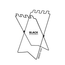 아이스 박스 50 30 40 리터 드라이 스티로폼 미니 가방 접이식 플라스틱 쓰레기 걸이 가방 홀더 야외 캠핑 피크닉 주방 주최자 쓰레기 쓰레기 봉투 보관 랙, 검은색